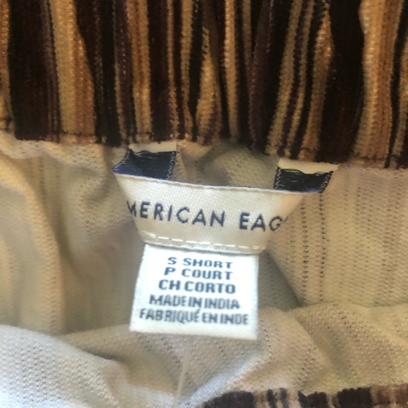 NWT American Eagle Striped Brown Skirt Size Small - Picture 3 of 6